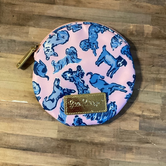 Lilly Pulitzer Tropical Print Pouch and Coin Purse and Mirror - Picture 3 of 7